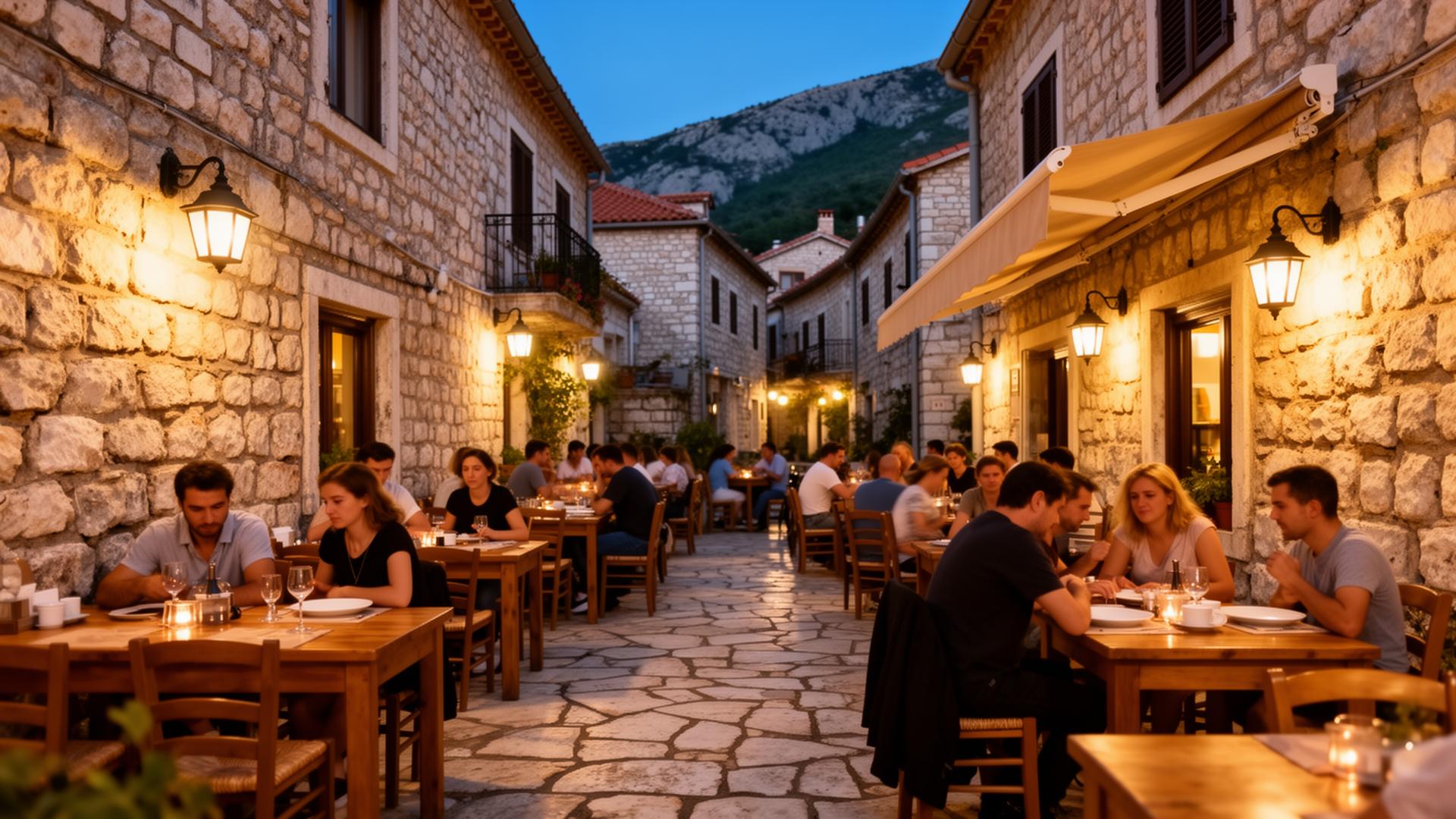 Pod Volat restaurant terrace in Stara Varoš